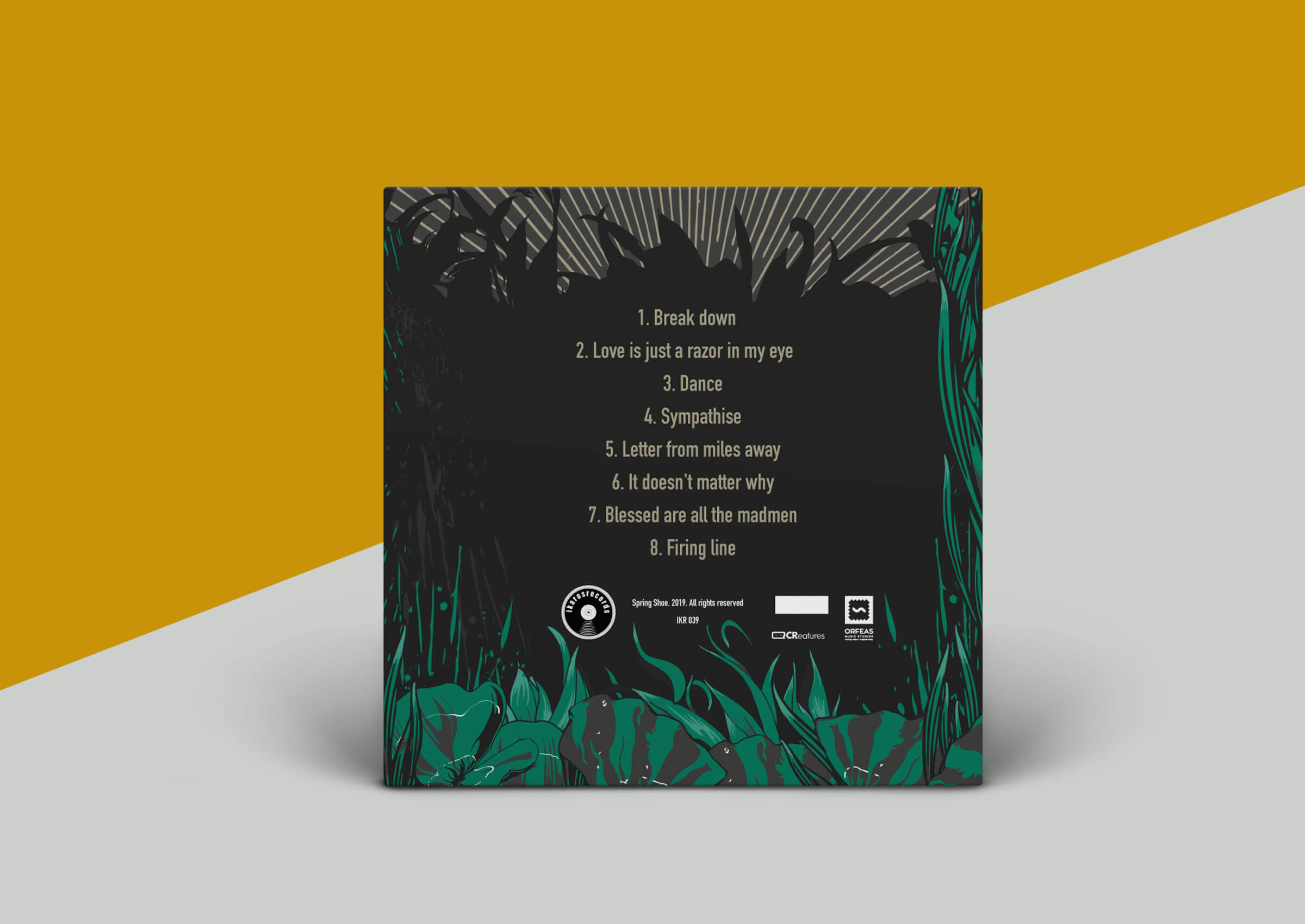 Vinyl Record PSD MockUp